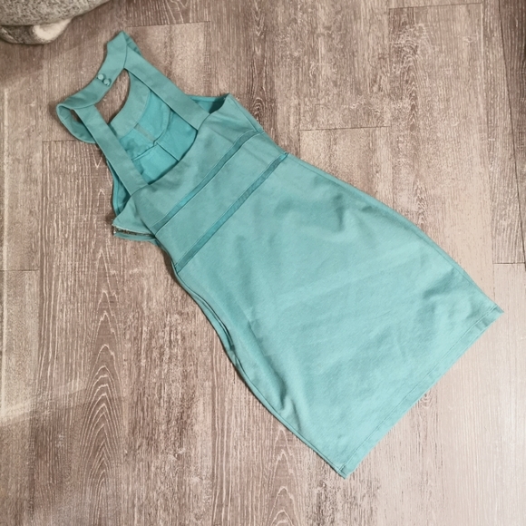 GUESS - Turquoise Sleeveless Bodycon Dress XS - Picture 3 of 7